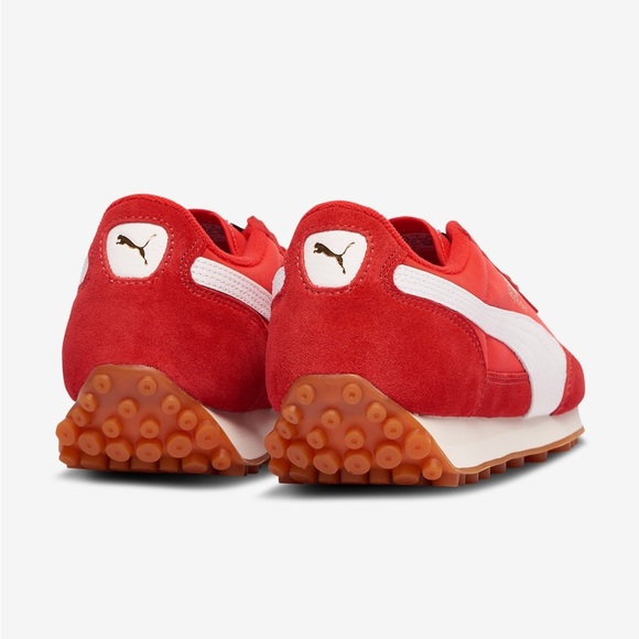 😀🍀🔥Puma - Easy Rider Vintage in Red/Gum - 9.5 - Picture 3 of 5